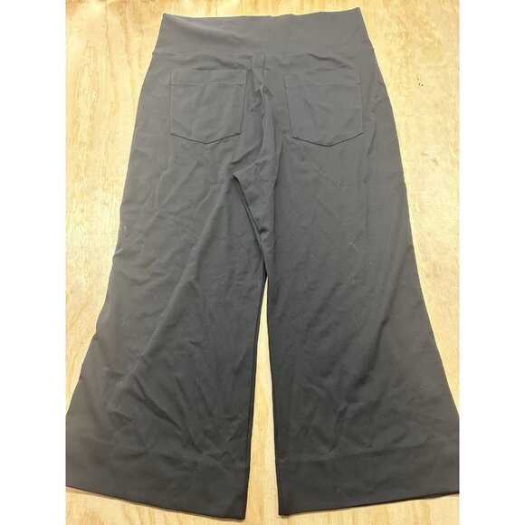 Cabi Snap Crop black snap button side pull on high waist pants size XXL #5867 - Picture 5 of 9